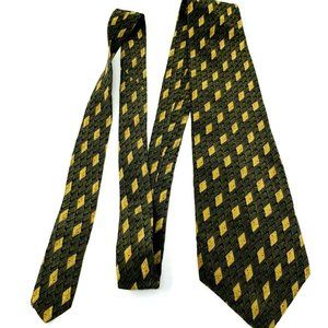 GEOFFREY BEENE MENS TIE 100% Silk Tie Olive Green